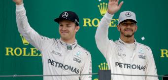 Hamilton and Rosberg were big rivals