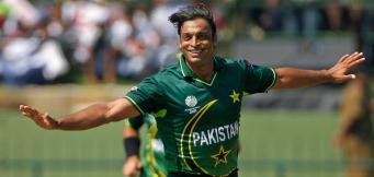 Pakistan bowler Shoaib Akhtar
