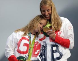 Olympic gold medal winner Hannah Mills