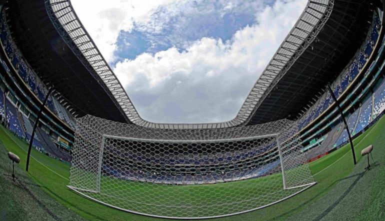Football goal at World Cup